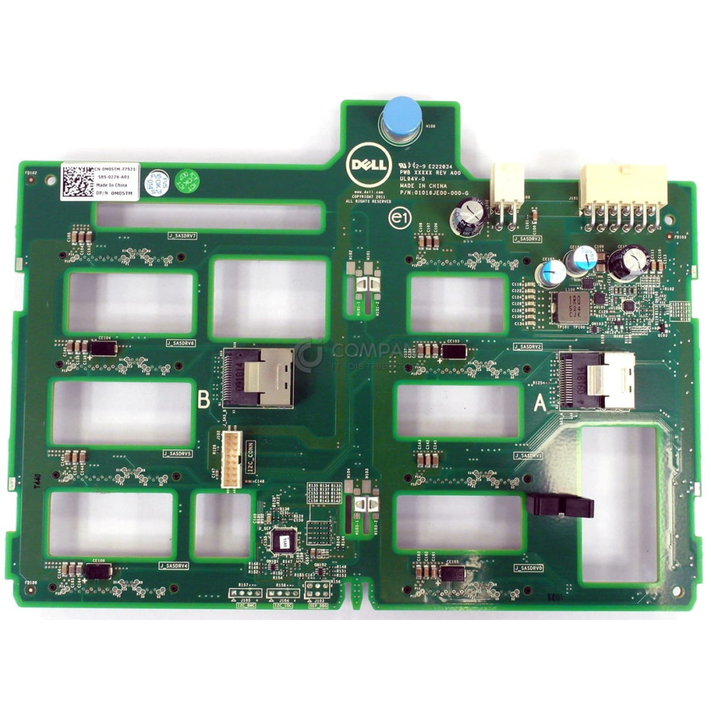 M05TM DELL BACKPLANE 8 BAY 3.5 SAS HDD FOR T320 T420 T620 0M05TM